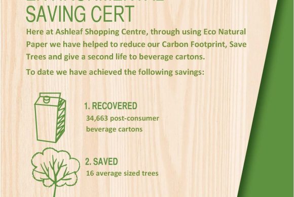 Ashleaf Shopping Centre Celebrates Environmental Savings